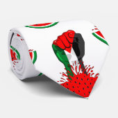Palästinafreiheit fliegt auf Watermelon an Krawatte (Gerollt)