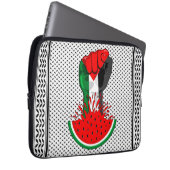 Palästinafreiheit fliegt auf Watermelon an Laptopschutzhülle (Vorne Rechts)