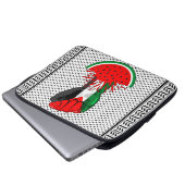 Palästinafreiheit fliegt auf Watermelon an Laptopschutzhülle (Vorne Knopf)