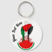 Palästinafreiheit fliegt auf Watermelon an Schlüsselanhänger (Vorderseite)