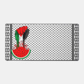 Palästinafreiheit fliegt auf Watermelon an Schreibtischunterlage (Vorderseite)