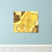 PalästinaPanoramakartePalästina 2 Leinwanddruck (Insitu (Holzboden))