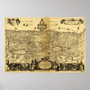 PalästinaPanoramakartePalästina 2 Poster