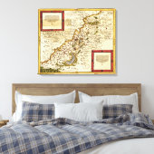 PalästinaPanoramakartePalästina 3 Leinwanddruck (Insitu (Schlafzimmer))