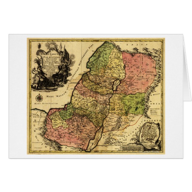 PalästinaPanoramakartePalästina 4 (Vorderseite (Horizontal))