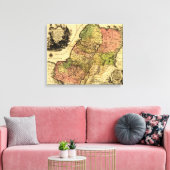 PalästinaPanoramakartePalästina 5 Leinwanddruck (Insitu (Wohnzimmer))