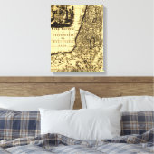 PalästinaPanoramaplanPalästina Leinwanddruck (Insitu (Schlafzimmer))