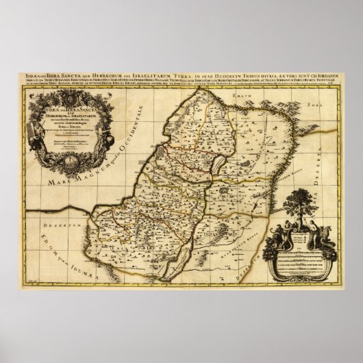 PalästinaPanoramaplanPalästina Poster (Vorne)