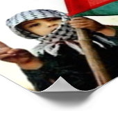 Palästinas Kind für den Frieden Poster (Ecke)