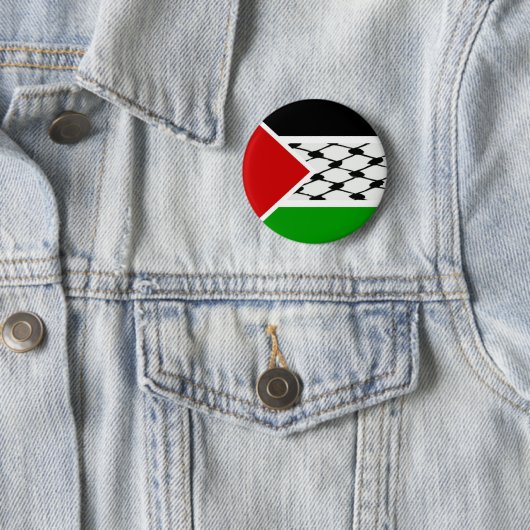 Palästine Keffiyeh Flag Button (Beispiel)