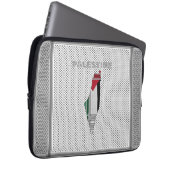 Palästine Keffiyeh Scarf Thema Laptopschutzhülle (Vorne Rechts)