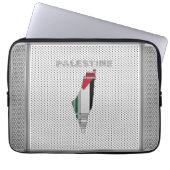 Palästine Keffiyeh Scarf Thema Laptopschutzhülle (Vorderseite)