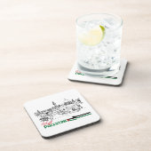 Palästinensererbe und Hoffnung Getränkeuntersetzer (Rechte Seite)