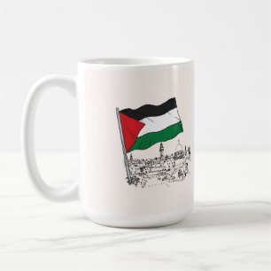Palästinensererbe und Hoffnung Kaffeetasse