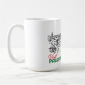 Palästinensererbe und Hoffnung Kaffeetasse (Links)