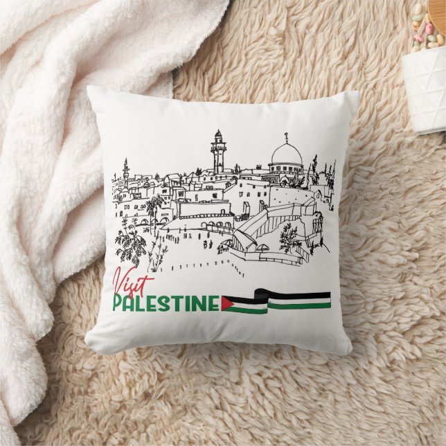 Palästinensererbe und Hoffnung Kissen (Decke)