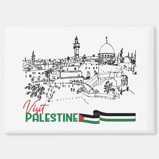 Palästinensererbe und Hoffnung Magnet (Vorderseite)