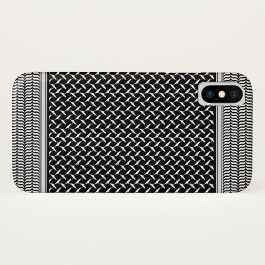 PalästinenserKeffiyeh Case-Mate iPhone Hülle (Rückseite (Horizontal))