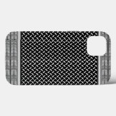 PalästinenserKeffiyeh Case-Mate iPhone Hülle (Rückseite (Horizontal))