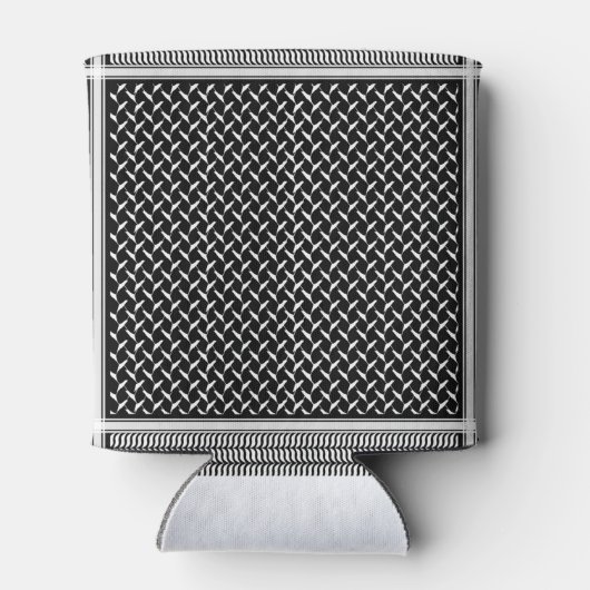 PalästinenserKeffiyeh Dosenkühler (Rückseite)