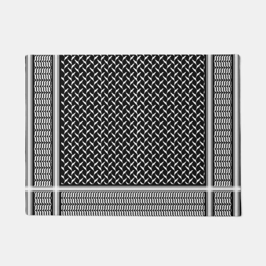 PalästinenserKeffiyeh Fußmatte (Vorderseite)