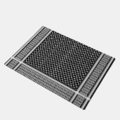 PalästinenserKeffiyeh Fußmatte (Schrägansicht)