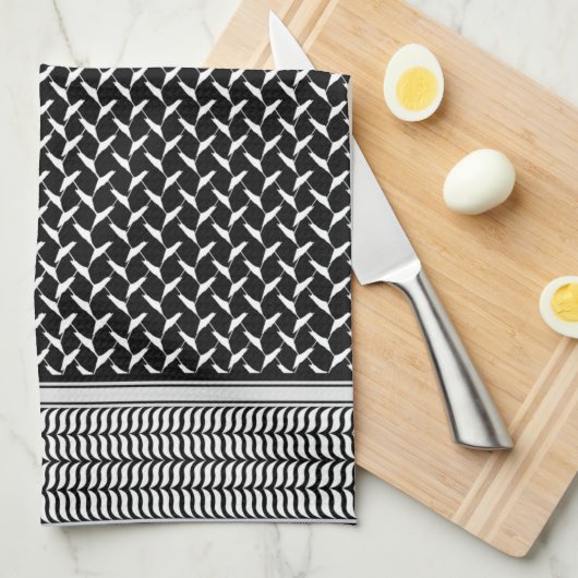 PalästinenserKeffiyeh Geschirrtuch (Viertel Falte)