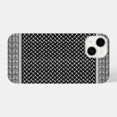 PalästinenserKeffiyeh iPhone Hülle (Rückseite (Horizontal))