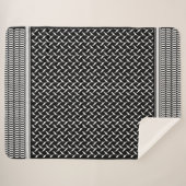 PalästinenserKeffiyeh Sherpadecke (Vorderseite (Horizontal))