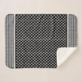 PalästinenserKeffiyeh Sherpadecke (Vorderseite (Horizontal))