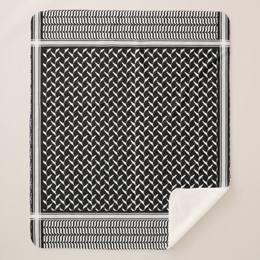 PalästinenserKeffiyeh Sherpadecke (Vorderseite)