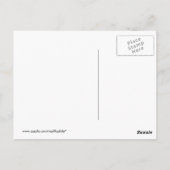 Palästinensische Bewegungsflagge mit Name Postkarte (Rückseite)