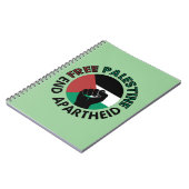 Palästinensische Endflagge Notizblock (Linke Seite)