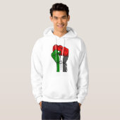 Palästinensische Faust-mit Kapuze Sweatshirt (Vorne ganz)