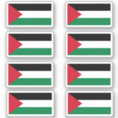 Palästinensische Flagge (س ك ر ت ت ا ع ي لم ف Aufkleber (Vorderseite)