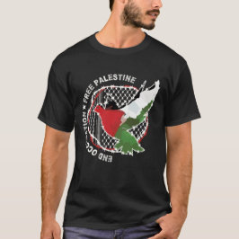 Palästinensische Flagge Arabisch Kufiya Hatta T-Shirt