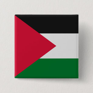 Palästinensische Flagge Button
