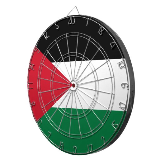 Palästinensische Flagge Dartscheibe (Vorderseite rechts)