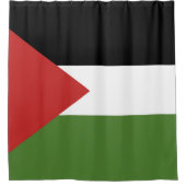 Palästinensische Flagge Duschvorhang (Vorderseite)