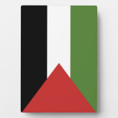 Palästinensische Flagge Fotoplatte (Vorderseite)
