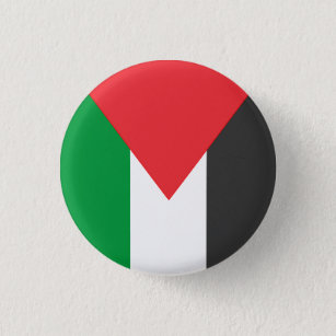 Palästinensische Flagge Freie Palästina angepasst Button