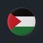 Palästinensische Flagge Freie Palästina angepasste Button<br><div class="desc">Palästinensische Flagge Freie Palästina angepasst</div>