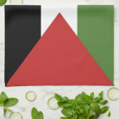 Palästinensische Flagge Geschirrtuch (Gefaltet)