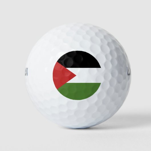 Palästinensische Flagge Golfball (Vorderseite)