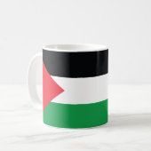Palästinensische Flagge Kaffeetasse (Vorderseite Links)
