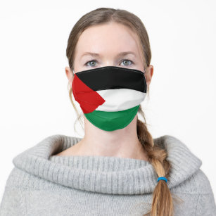 Palästinensische Flagge Mund-Nasen-Maske Aus Stoff