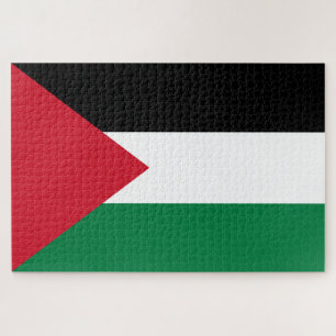 Palästinensische Flagge (Palästina) Puzzle
