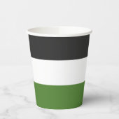 Palästinensische Flagge Pappbecher (Links)