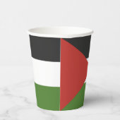 Palästinensische Flagge Pappbecher (Rechts)