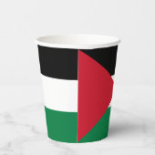 Palästinensische Flagge Pappbecher (Rechts)